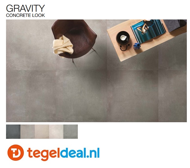 Cercom Gravity, betonlook tegels voor binnen en buiten 