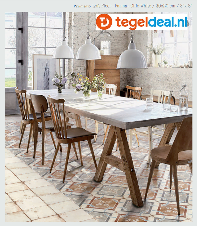 Nanda Tiles, Loft, 20x20 cm, patroontegels
