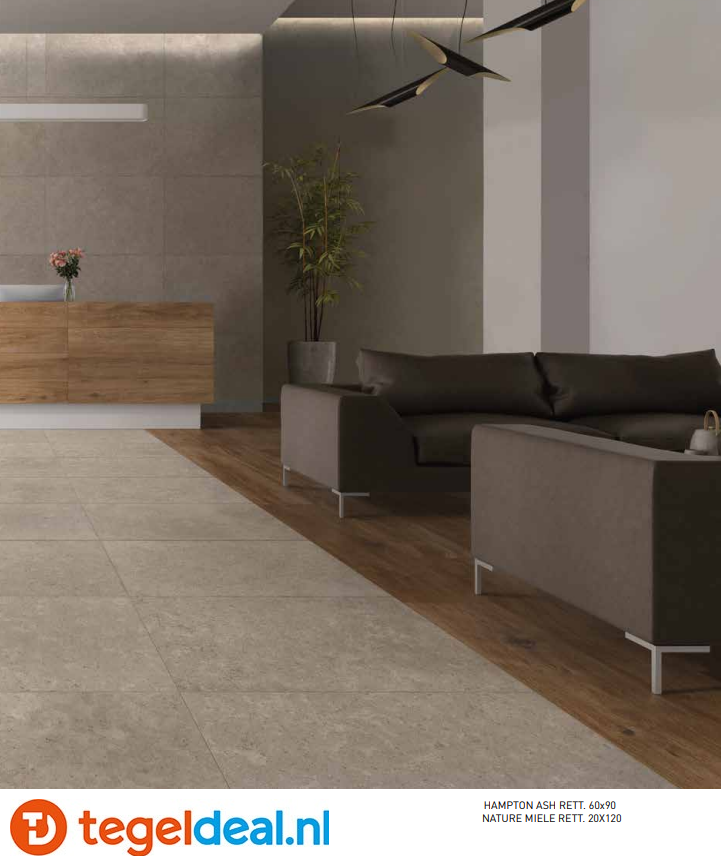 SIL Ceramiche, Hampton ASH, 60x90 cm Antislip