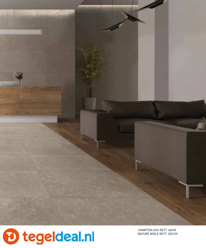 VLT SIL Ceramiche, Hampton ASH, 60x90 cm