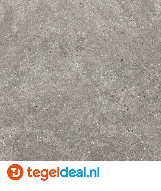ACTIE - Baldocer Stoneland, GREY, 80x80x2 cm OUT, natuursteenlook terrastegels