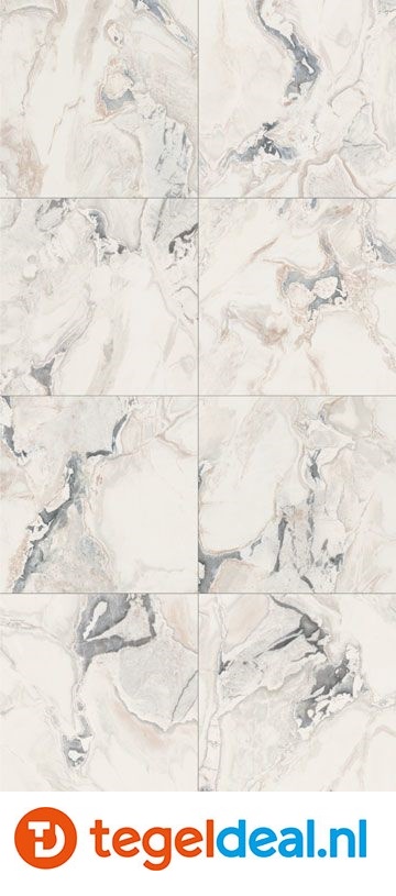KEOPE Interno4, Calacatta San Babila, 120x120 cm Lappato