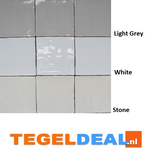 WDT Handvorm LIGHT GREY glans, 13x13 cm   OP=OP