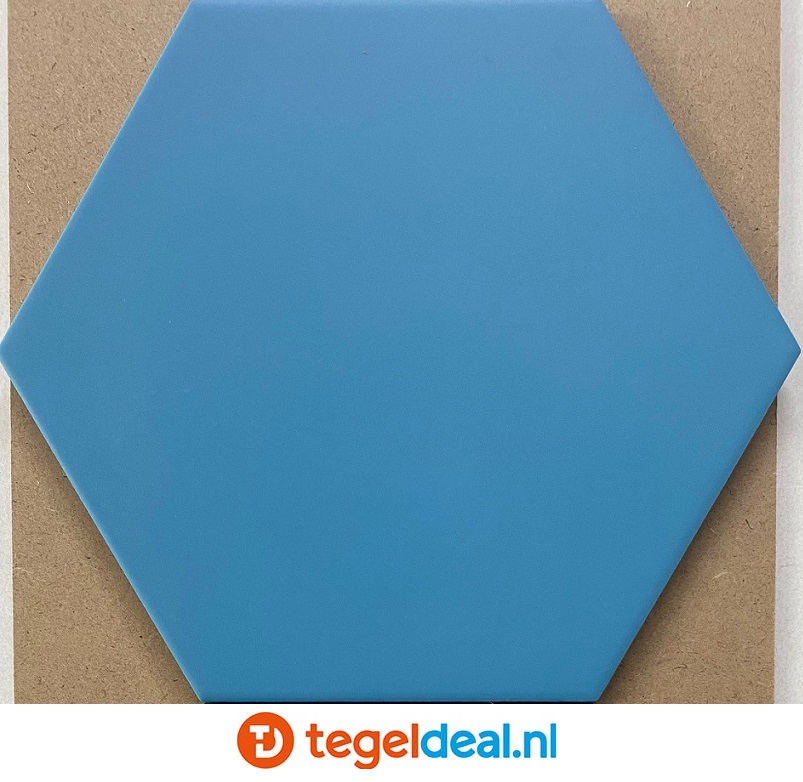 Equipe, Coimbra AZURE, hexagon tegels, 17,5x20 cm, art. 30636 