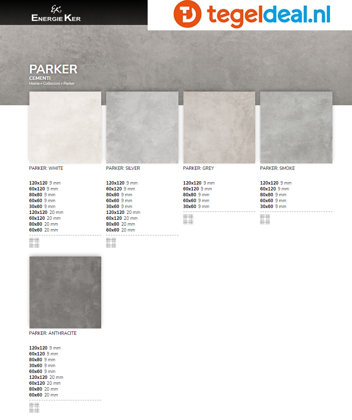EnergieKer Parker betonlook