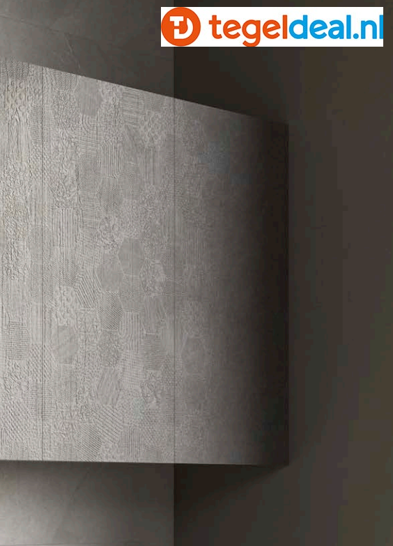 Ermes Aurelia, Ark Polvere, 80x80 cm Nat., natuursteenlook tegels