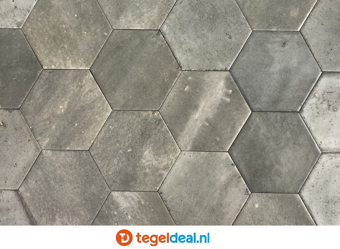 Ribesalbes Hope MINK mat, 15x17,3 cm hexagon tegels Ribesalbes Hope MINK mat, 15x17,3 cm hexagon tegels