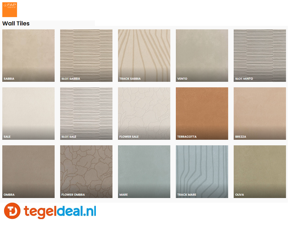 FAP, Summer, terracottalook tegels 