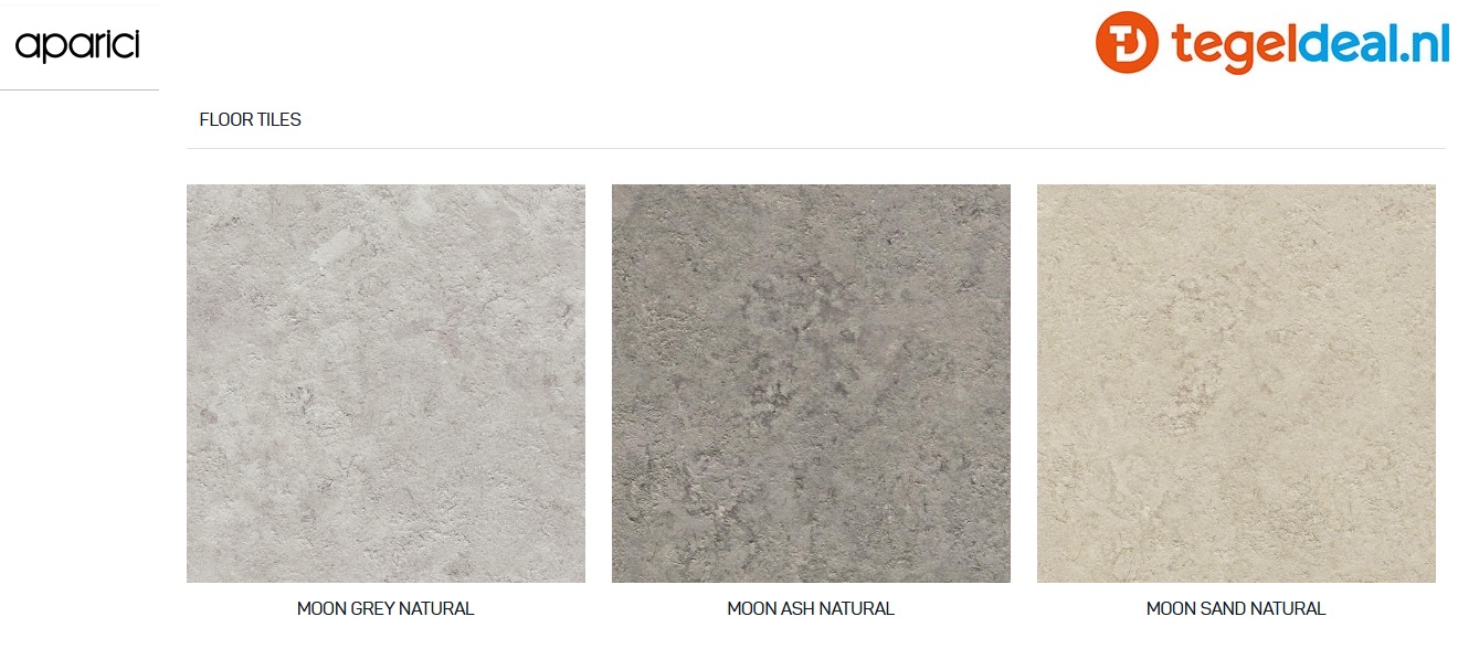 Aparici Moon, natuursteenlook tegels voor vloer en wand 