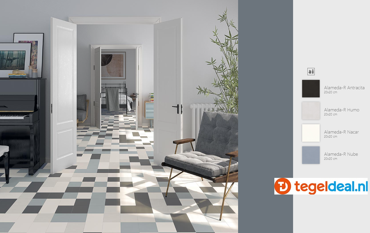 Vives Alameda, 20x20 cm, patroontegels Vives Alameda, 20x20 cm, patroontegels