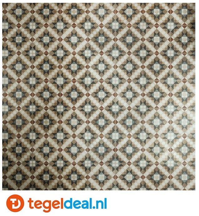 Peronda, Fs Chester, 45x45 cm, vintage patroontegels