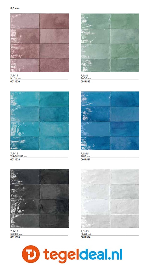 ABK Poetry Colors, wandtegels