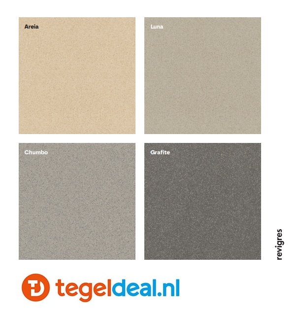 Revigres, Pigmento en Saturno, cementlook tegels voor vloer en wand 