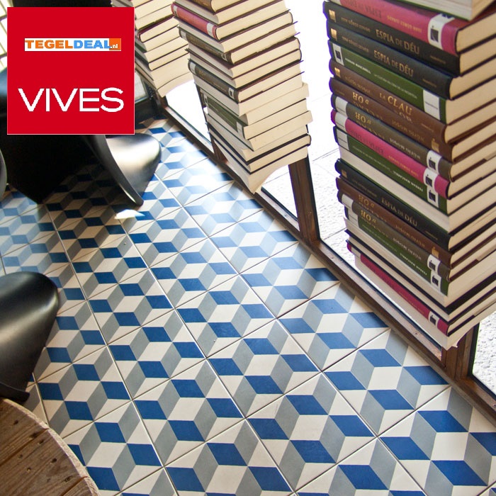 Vives 1900 GUELL 1, 20x20 cm, patroontegels Vives 1900 GUELL 1, 20x20 cm, patroontegels