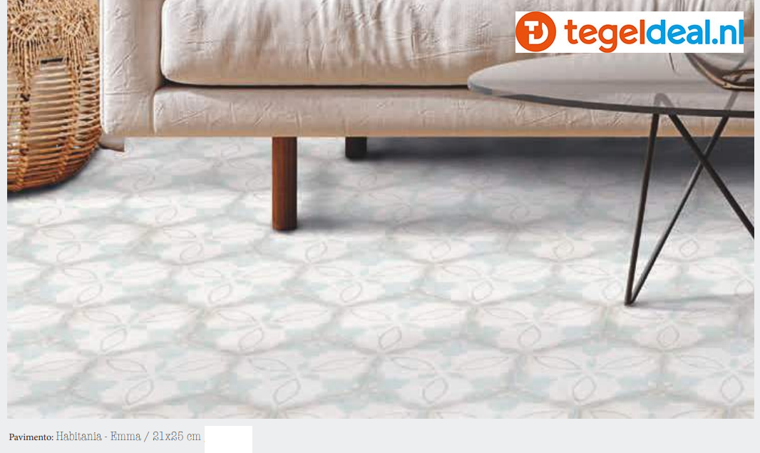 VLT Nanda Tiles, Habitania, 21x25 cm, hexagon VLT Nanda Tiles, Habitania, 21x25 cm, hexagon