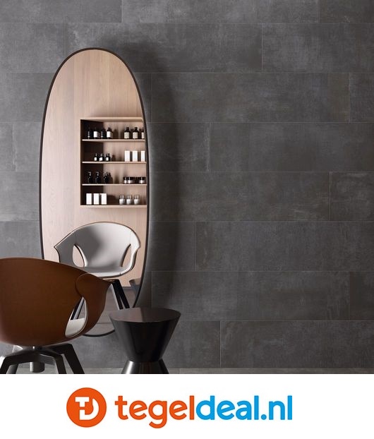 KEOPE Noord Anthracite, 60x120 cm 