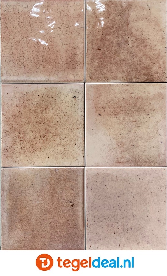 Equipe, Hanoi PINK, 6,5x20 cm, art. 30036, handvorm wandtegels 