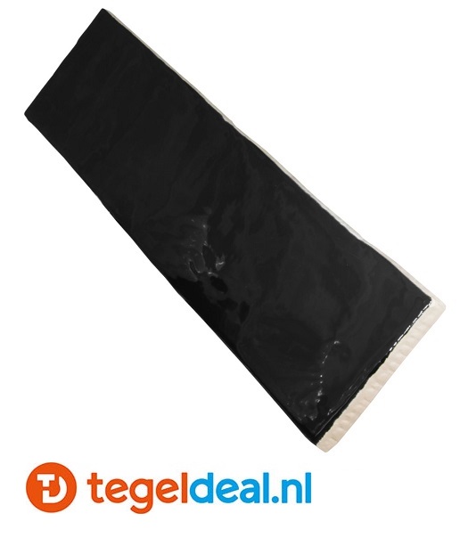 Equipe, Masia NEGRO, 7,5x30 cm, handvorm wandtegels OP VOORRAAD
