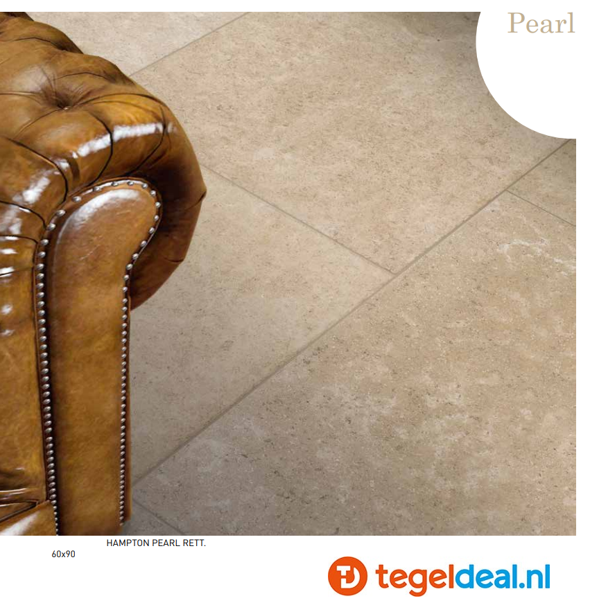 TRT SIL Ceramiche, Hampton PEARL, 60x90x2 cm, terrastegels