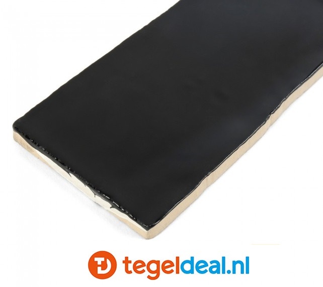Equipe, Masia NEGRO, 7,5x15 cm, handvorm wandtegels OP VOORRAAD