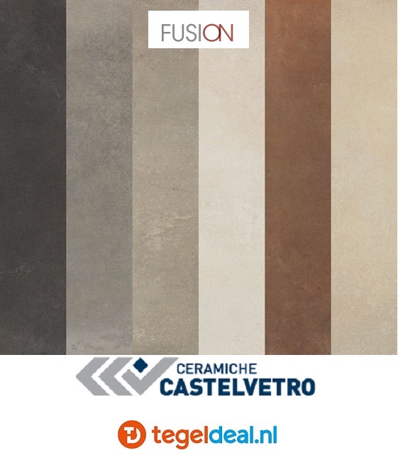 Castelvetro, Fusion Tortora, 60x60 cm, CFU60R6
