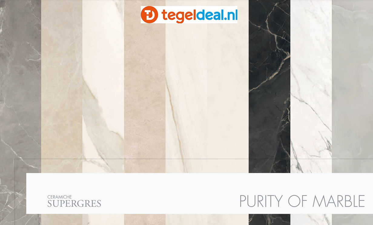 VLT Supergres Purity of Marble, Elegant Greige Lux, 120 x 120 cm