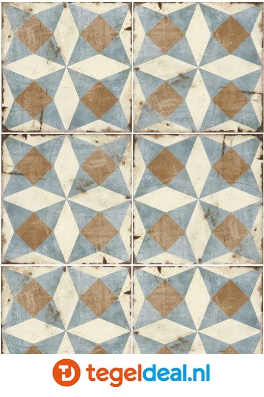 Nanda Tiles, Loft, 20x20 cm, patroontegels