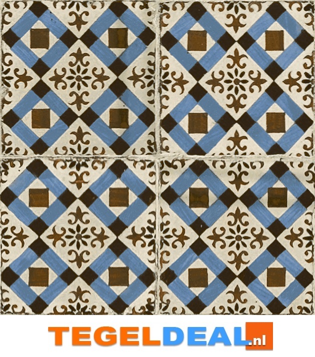 Peronda, Fs Original / Fs-4, 45x45 cm, vintage patroontegels