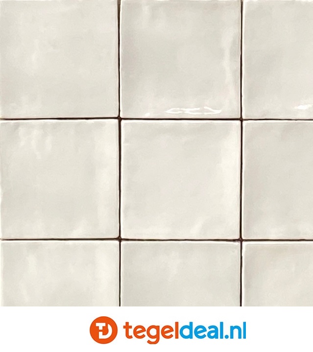 Equipe, Manacor WHITE, art 26919, 10x10 cm, zellige-look wandtegels