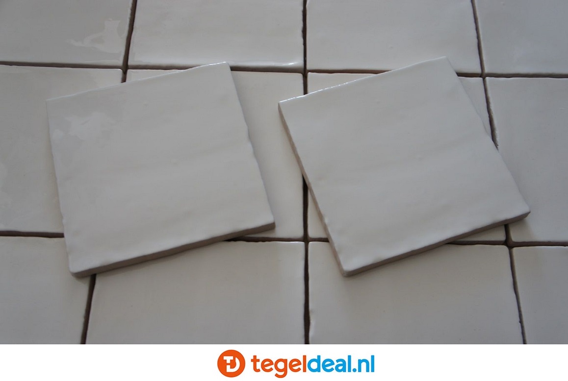 Handvorm wandtegels STONE, glans, 13x13 cm - OP VOORRAAD  