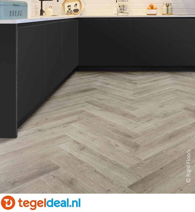 LIMONCELLO Herringbone, 12x60x0,65 cm - visgraat  A14377, Rigid SPC Click Vloer  