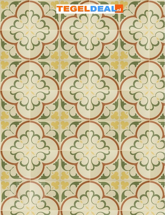 Vives 1900 GAUDI 1, 20x20 cm, patroontegels