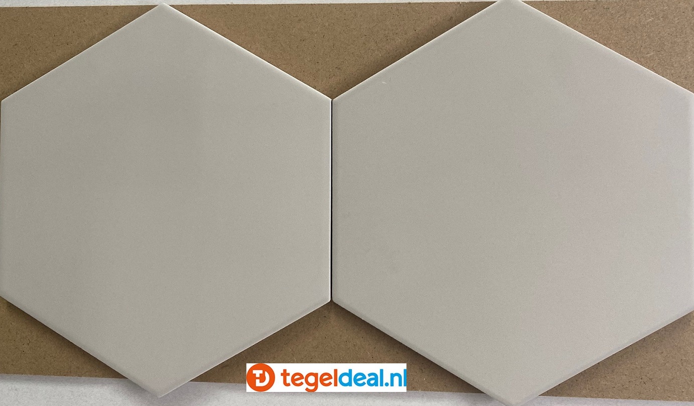 Equipe, Coimbra TAUPE, hexagon tegels, 17,5x20 cm, art. 30634 