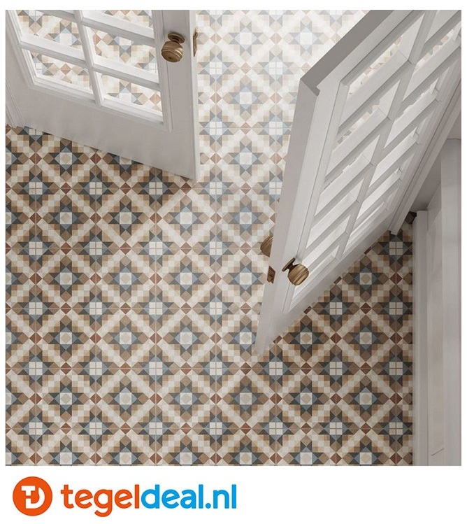 Peronda, Fs Chester, 45x45 cm, vintage patroontegels