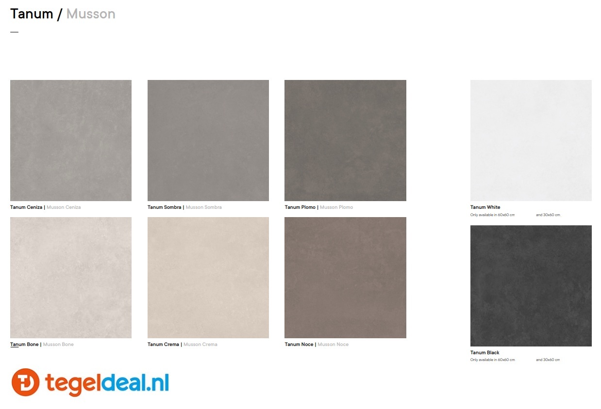 Argenta Tanum, cementlook tegels voor binnen en buiten vanaf € 35,00 per m2  