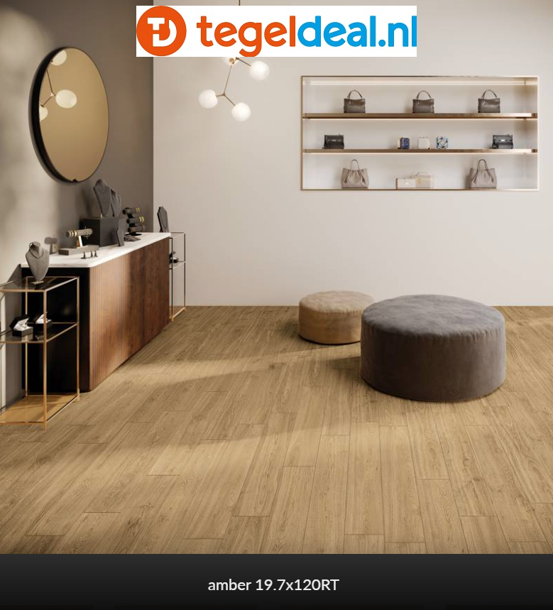 Supergres Freedhome AMBER, 7,5x60 cm, houtlook tegels