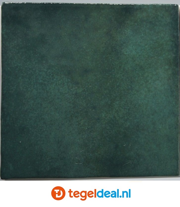 Equipe, Artisan Moss Green, 13x13 cm, art 24461, handvorm wandtegels