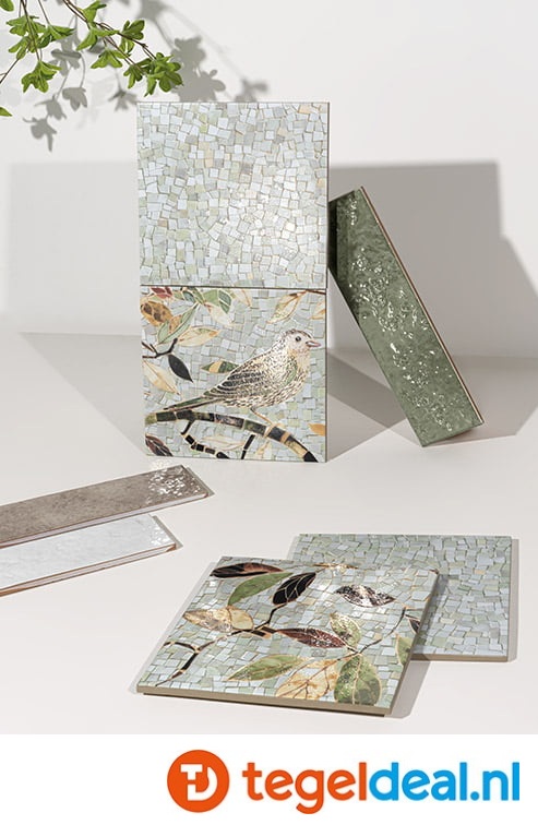 Mainzu, Murales Optym Tiffany, 20x20 cm, vloer- en wandtegels  