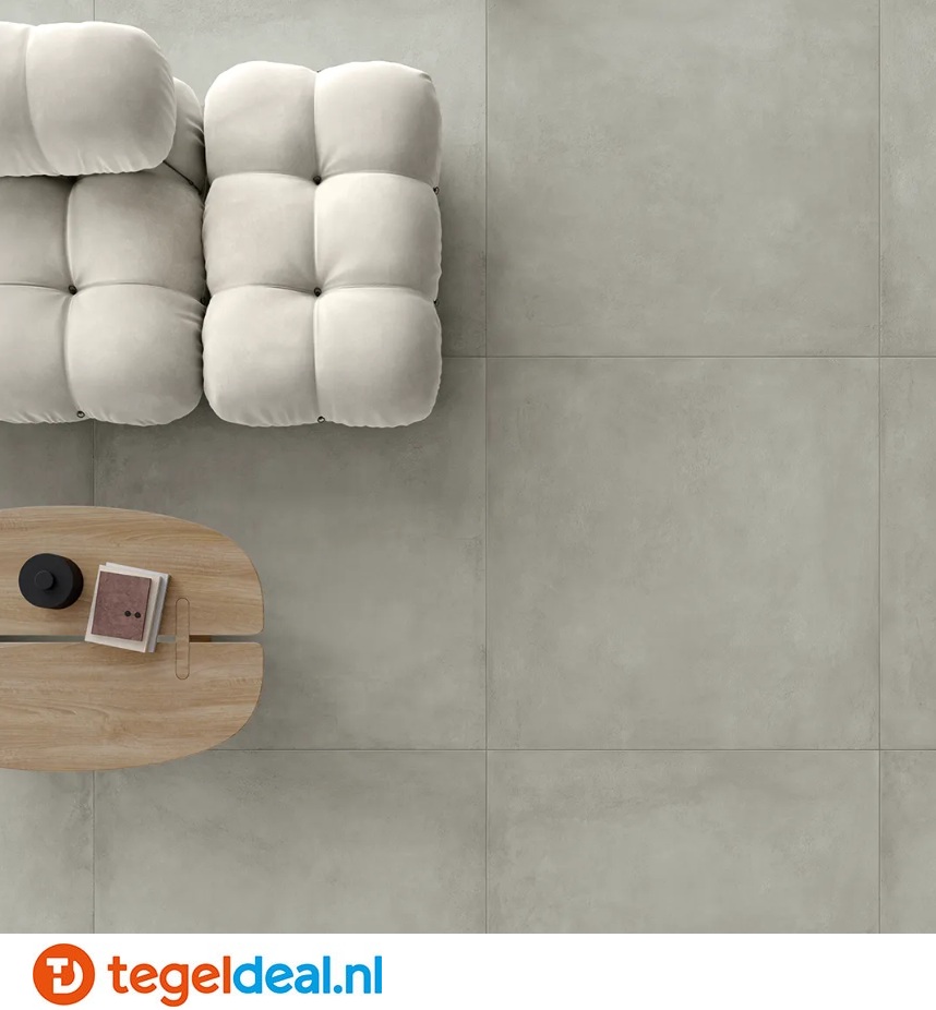 KEOPE Plate SILVER, 80x80 cm, metaallook tegels