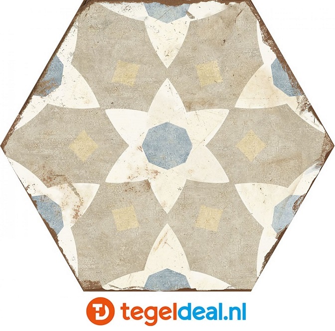 VLT Nanda Tiles, Bohemia SELENA, 21x25 cm, hexagon 