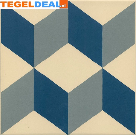 Vives 1900 GUELL 1, 20x20 cm, patroontegels Vives 1900 GUELL 1, 20x20 cm, patroontegels
