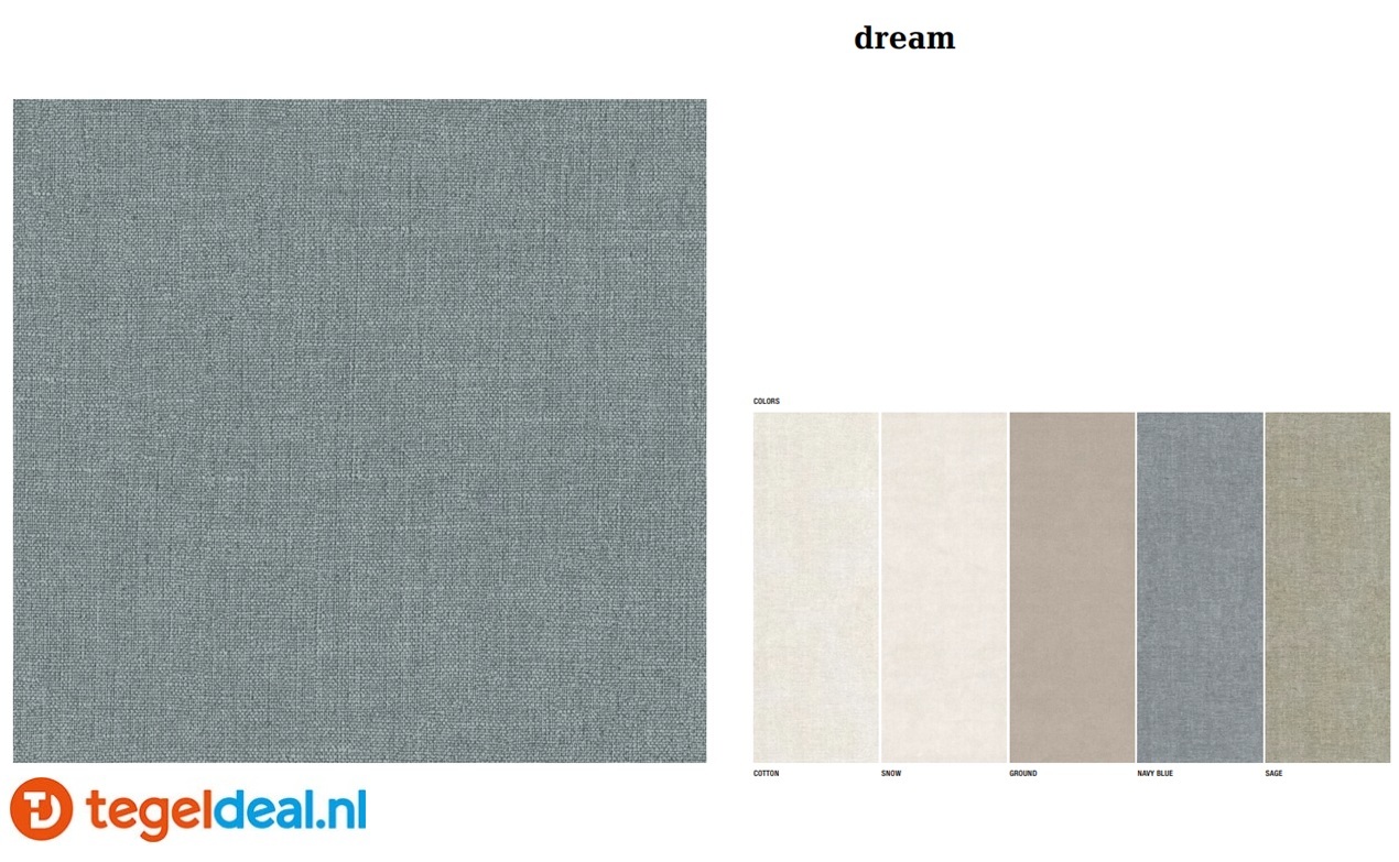 Fondovalle Dream, cementlook tegels voor vloer en wand 