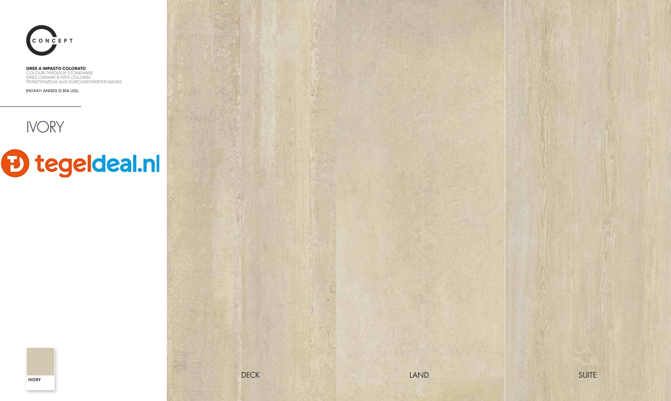 Castelvetro, Concept Land IVORY, 30x60 cm, CLD36R2