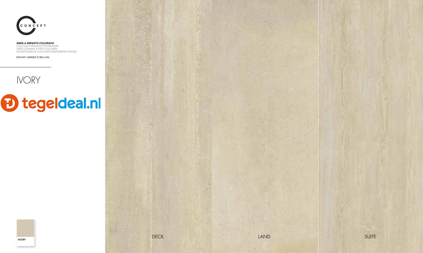 VLT Castelvetro, Concept Land IVORY, 60x60 cm, CLD60R2