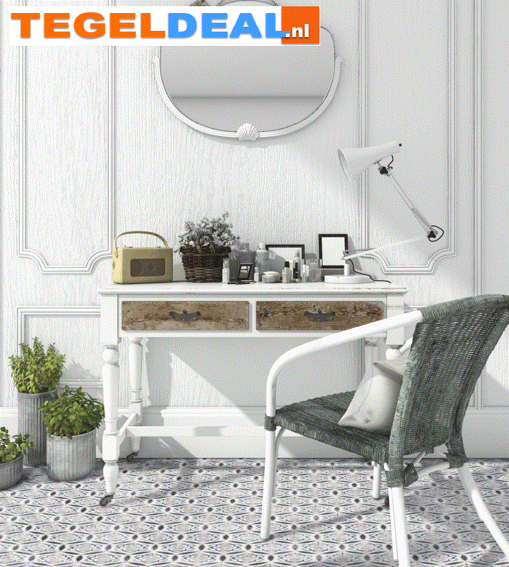 VLT Nanda Tiles, Capri, 14x16 cm, hexagon VLT Nanda Tiles, Capri, 14x16 cm, hexagon