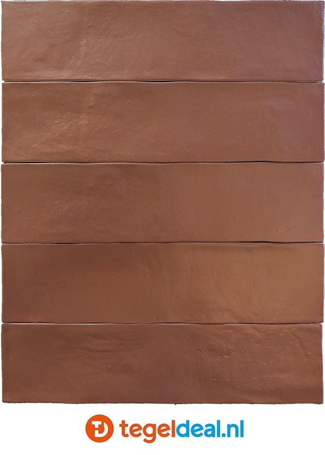 Revoir Paris, Provence ROUGE TOSCANE, 6,2x25 cm matte wandtegels Revoir Paris, Provence ROUGE TOSCANE, 6,2x25 cm matte wandtegels