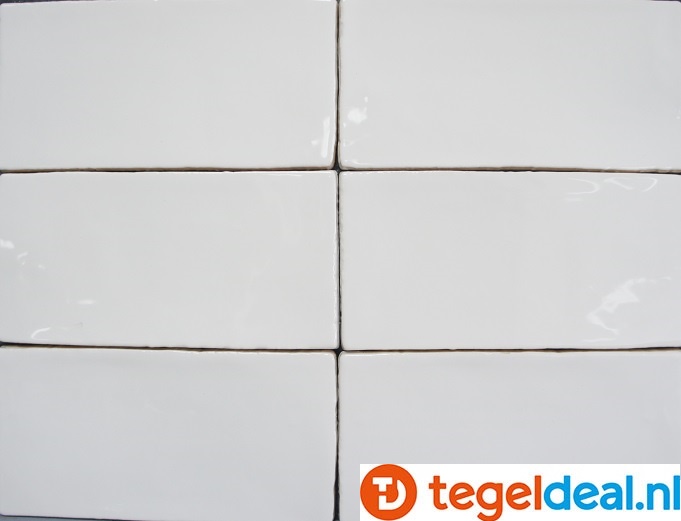Equipe, Masia BLANCO, 7,5x15 cm, handvorm wandtegels OP VOORRAAD