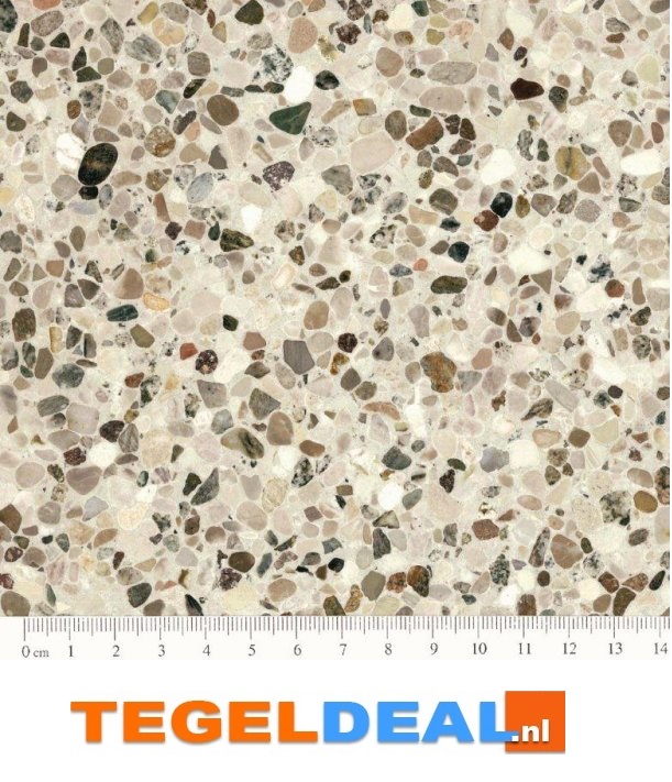 ACTIE - Terrazzo Ecostone San Marco / Bologna,  40x40x1,5 cm, EV-2015 - OP VOORRAAD
