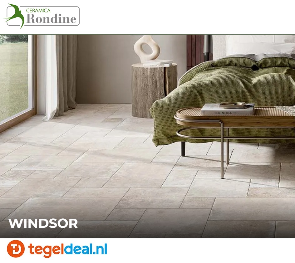 Rondine, Windsor, Franse natuursteenlook tegels 