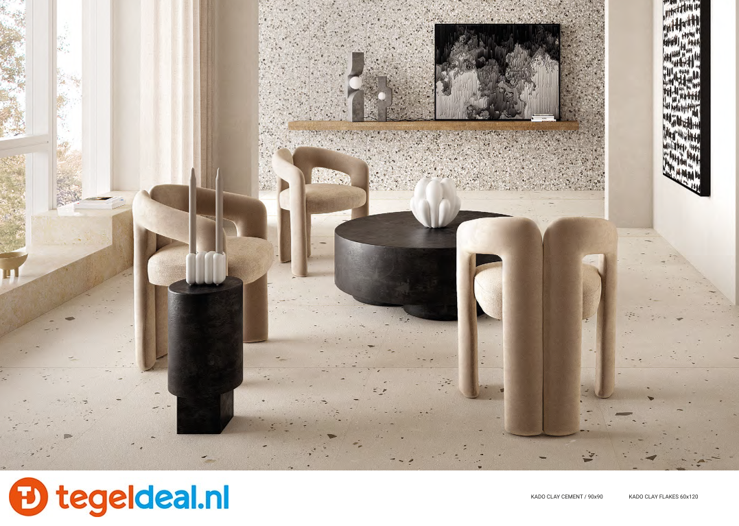 ASCOT DOM, Kado CLAY Cement, 90x90 cm, 02DKDC9922R